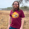 Sunset Mountains Camper T Shirt