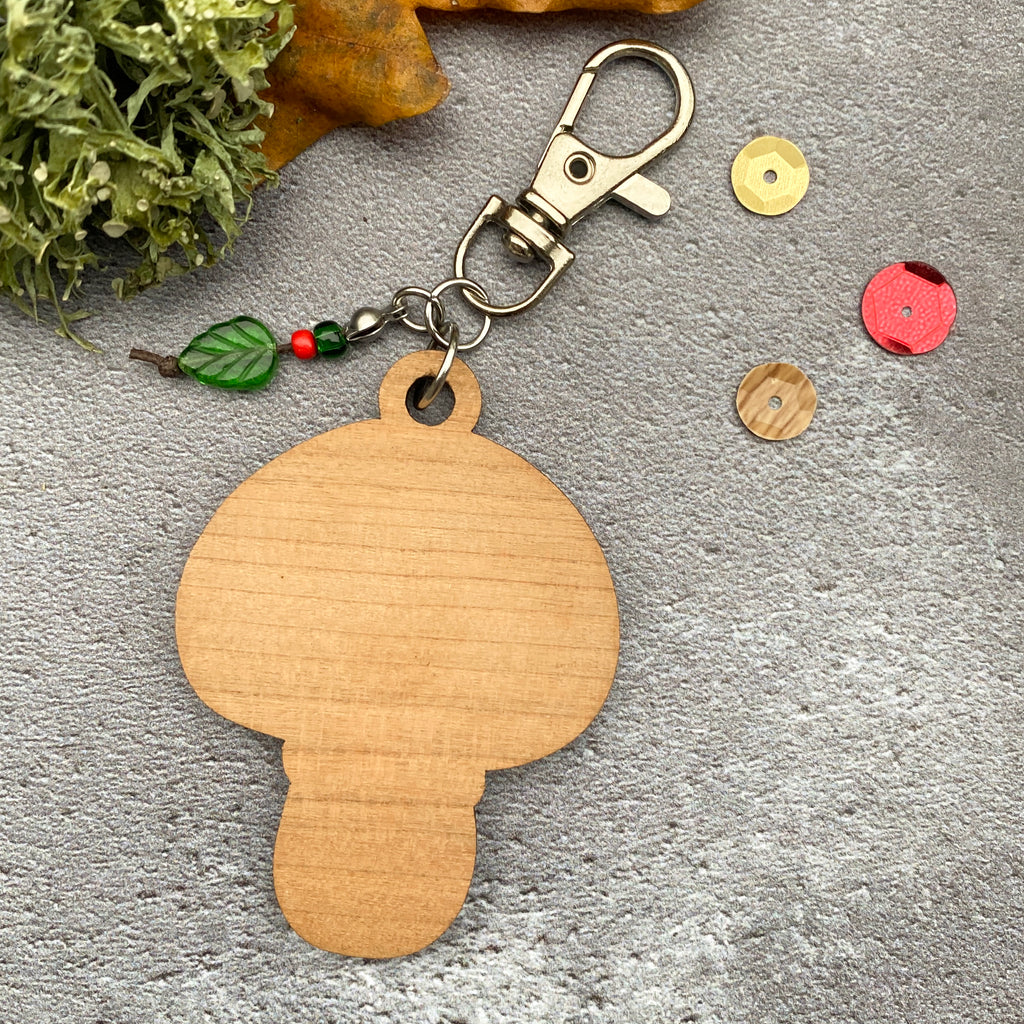 Toadstool Keyring