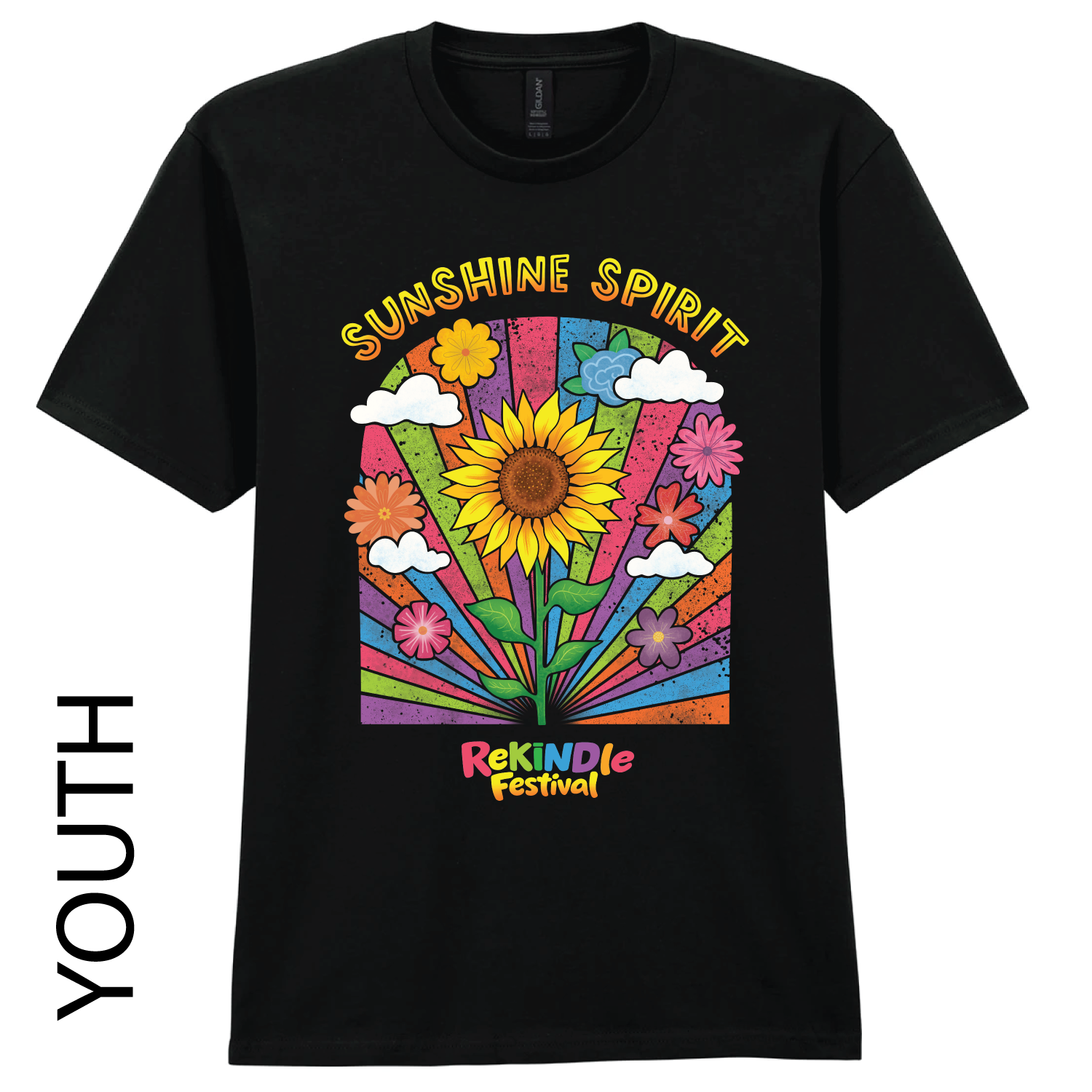 ReKINDle YOUTH Pre-Order Sunfower T Shirt