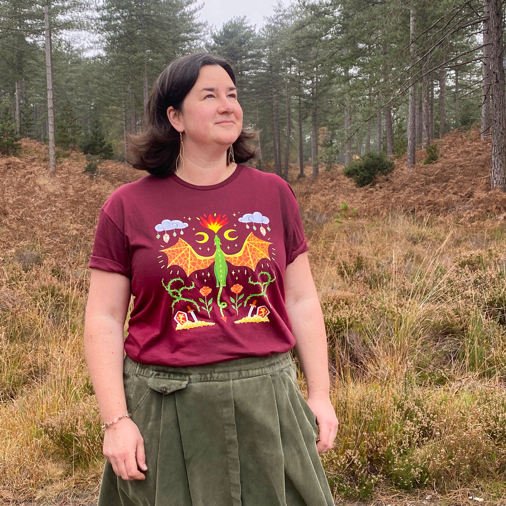Dragon Pattern T Shirt