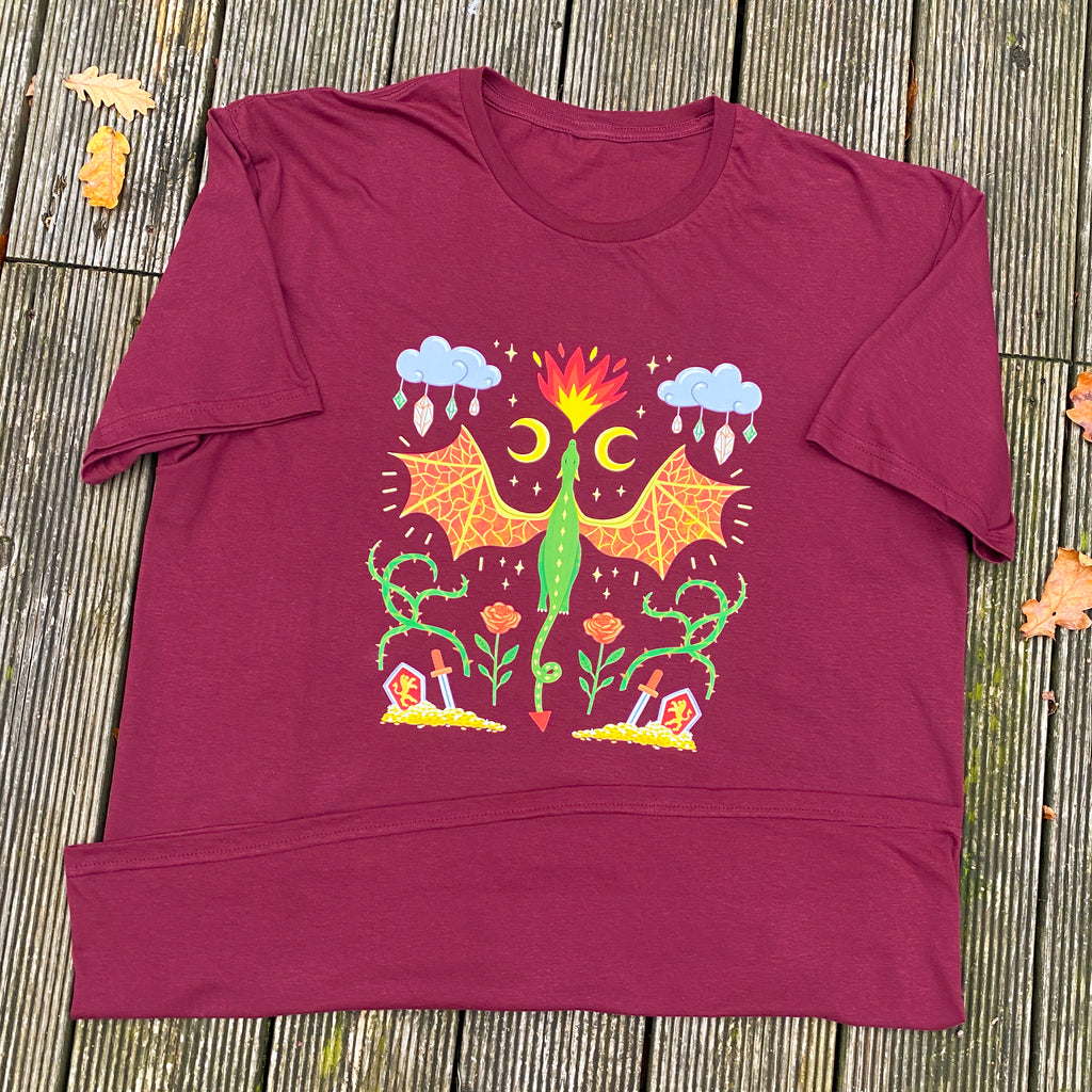 Dragon Pattern T Shirt