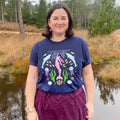 Mermaid Pattern T Shirt