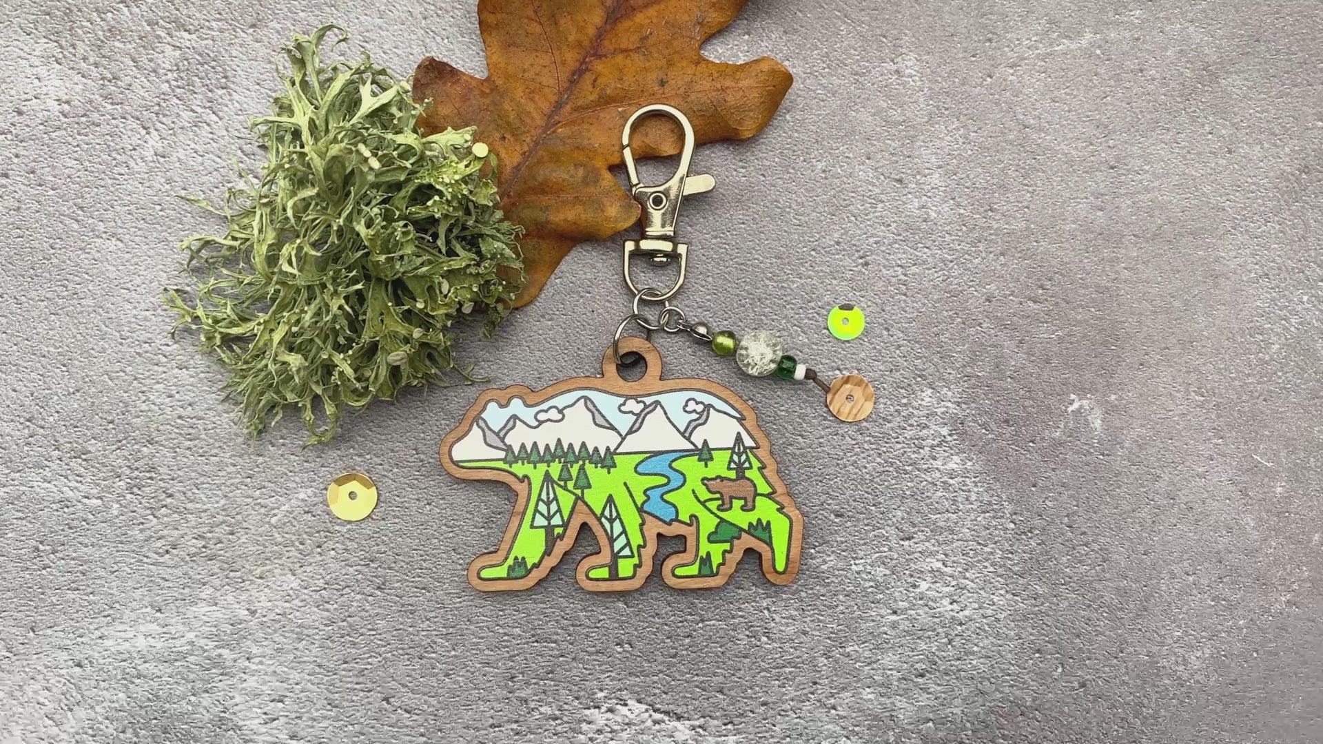 Bear Mountains Keyring