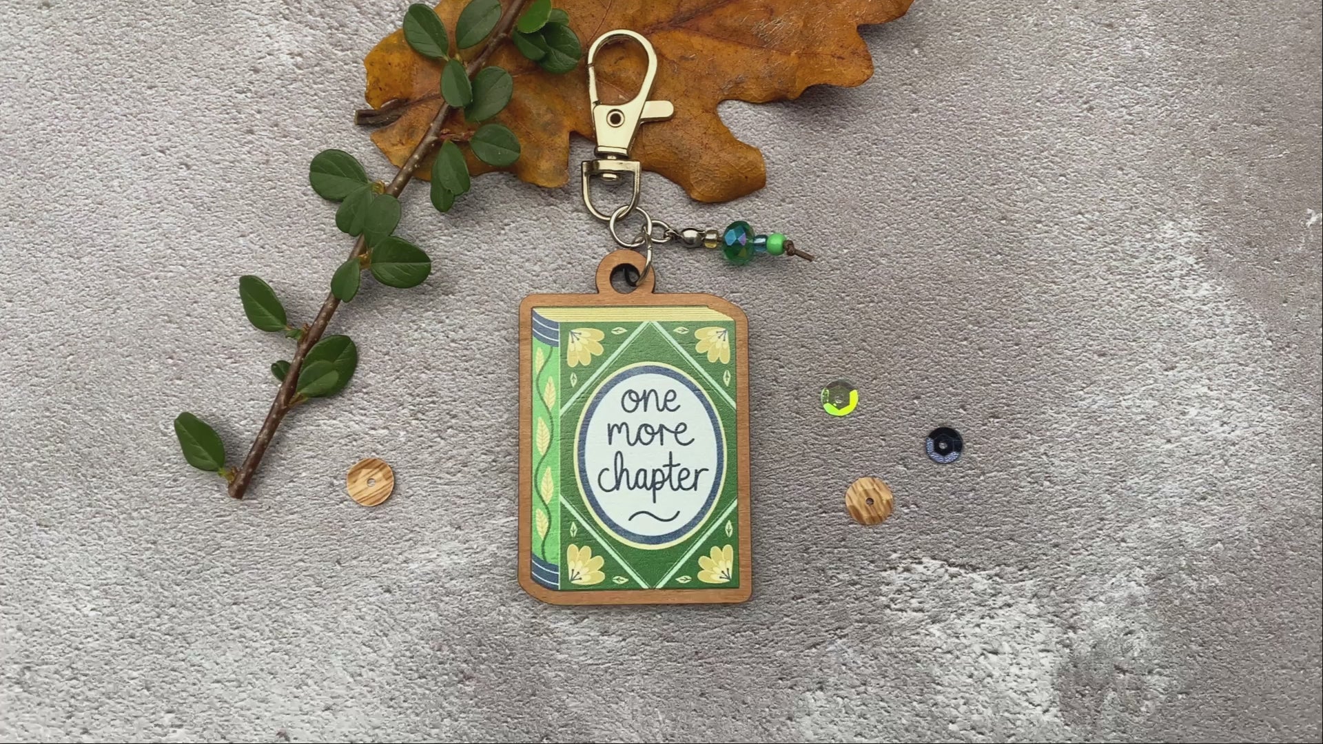 One More Chapter Keyring