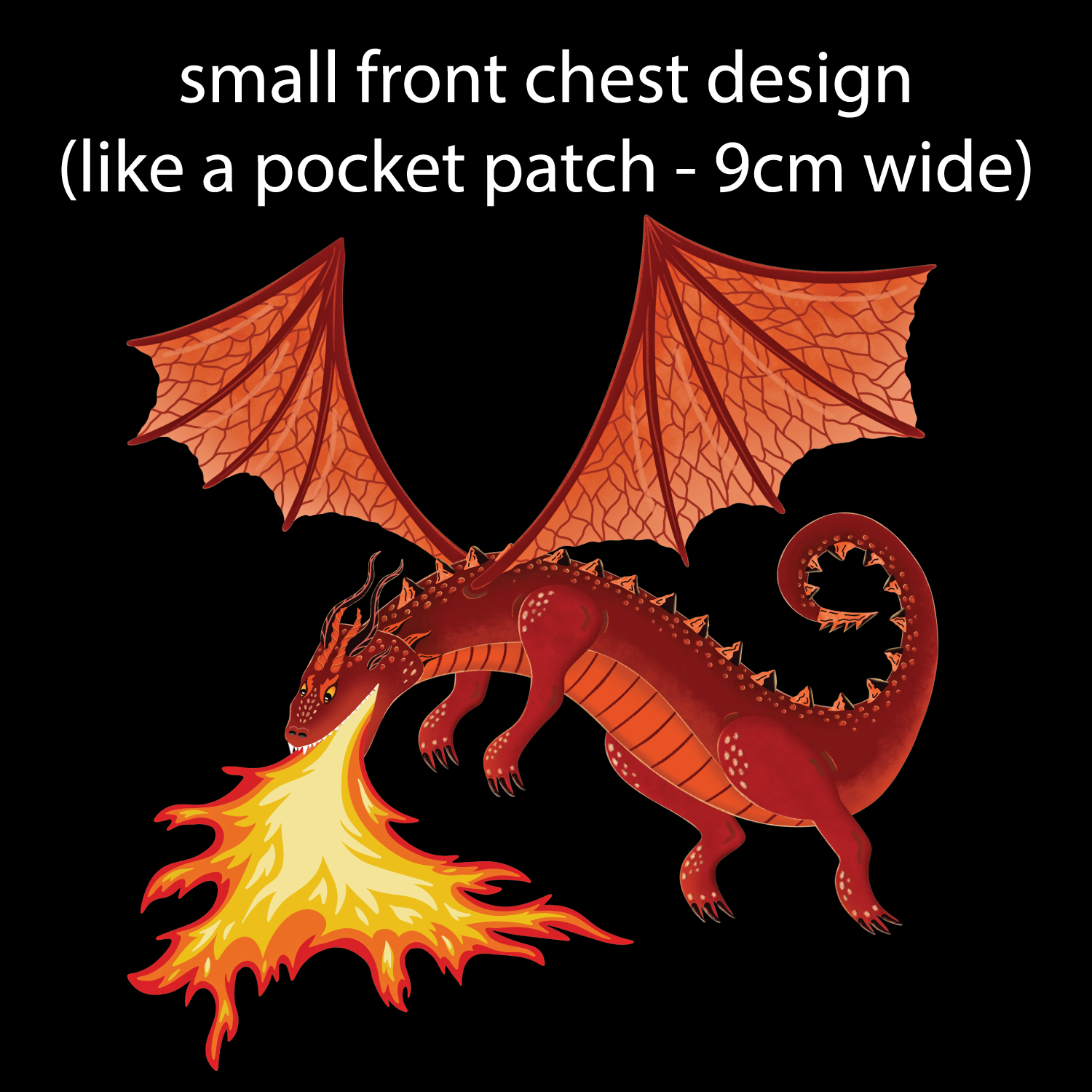 Tough Skin Fire Within Dragon Hoodie